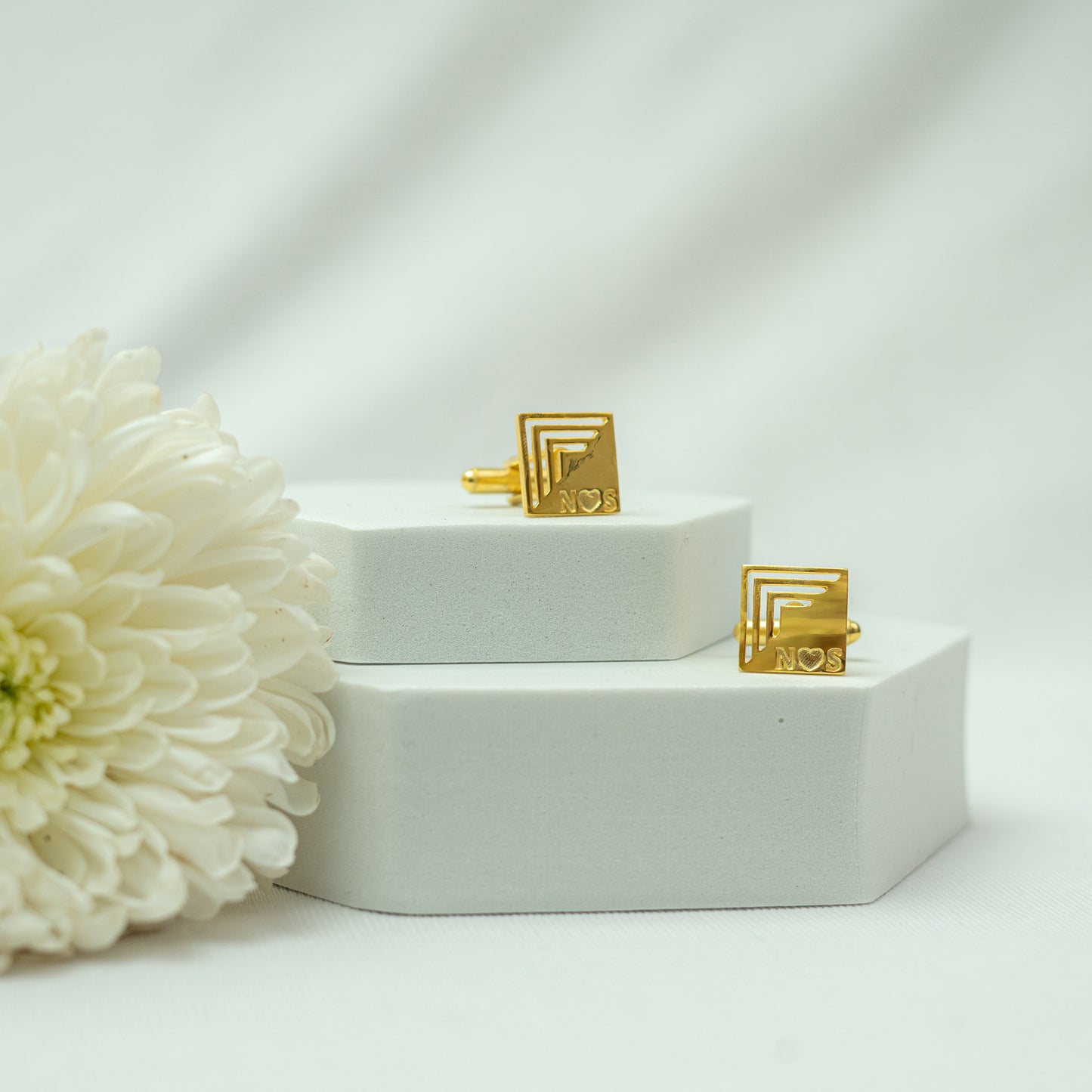 Personalised Initials Engraved Cufflinks