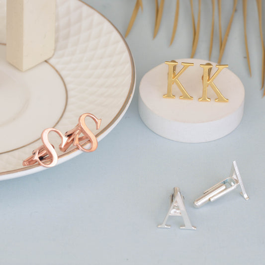 Solo Letter Cufflinks