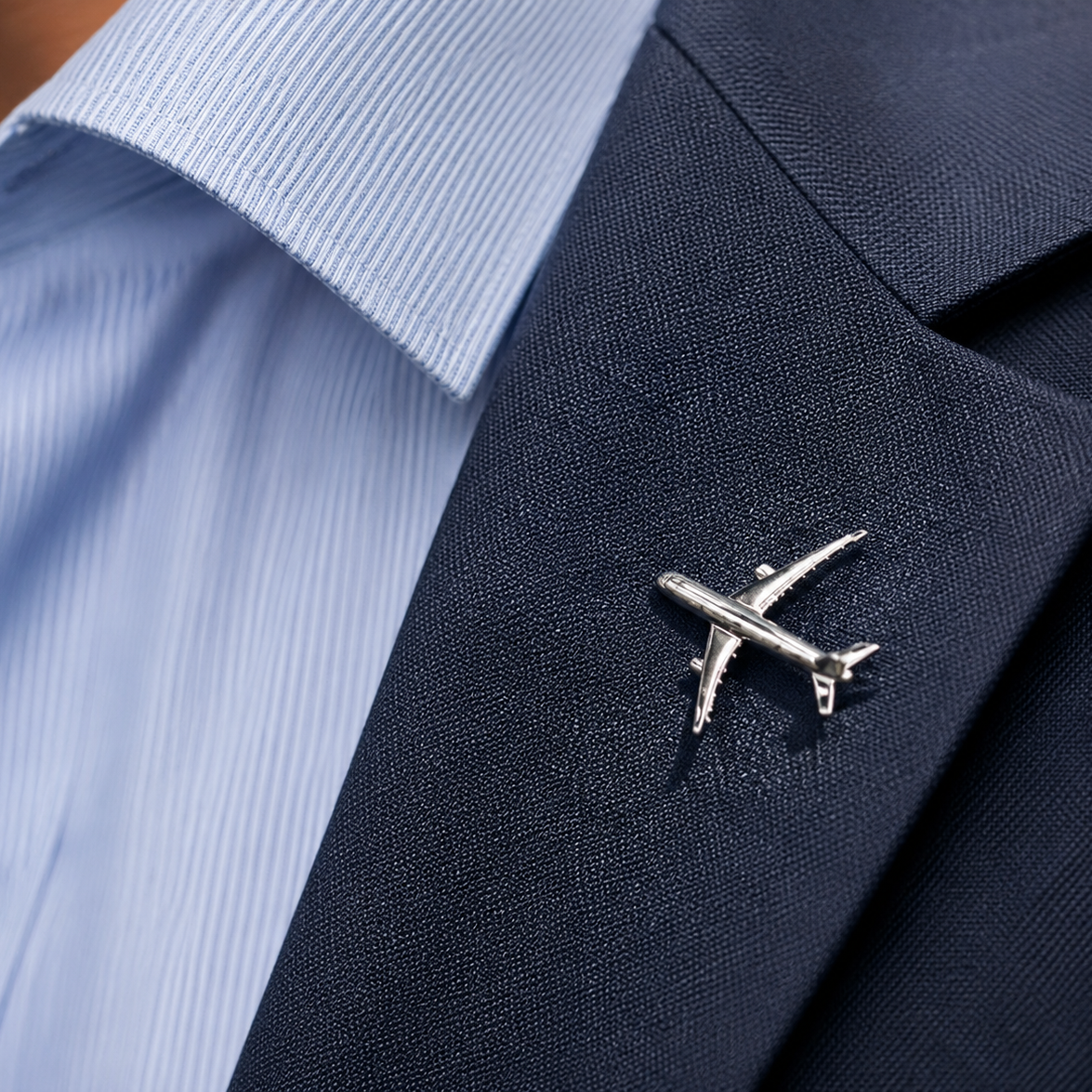 Aeroplane Brooch